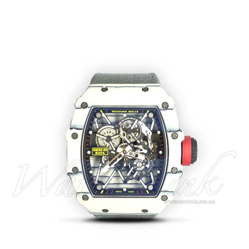 Rafael Nadal White Richard Mille Watch Link