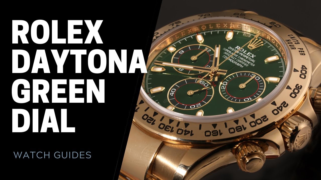 Rolex Daytona Green Dial 116508: Why It&#39;s So Famous | SwissWatchExpo - YouTube