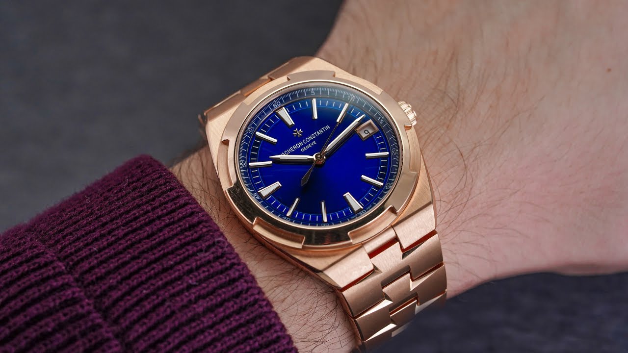 A STUNNING Luxury Sports Watch - The Vacheron Constantin Overseas 4500v - YouTube