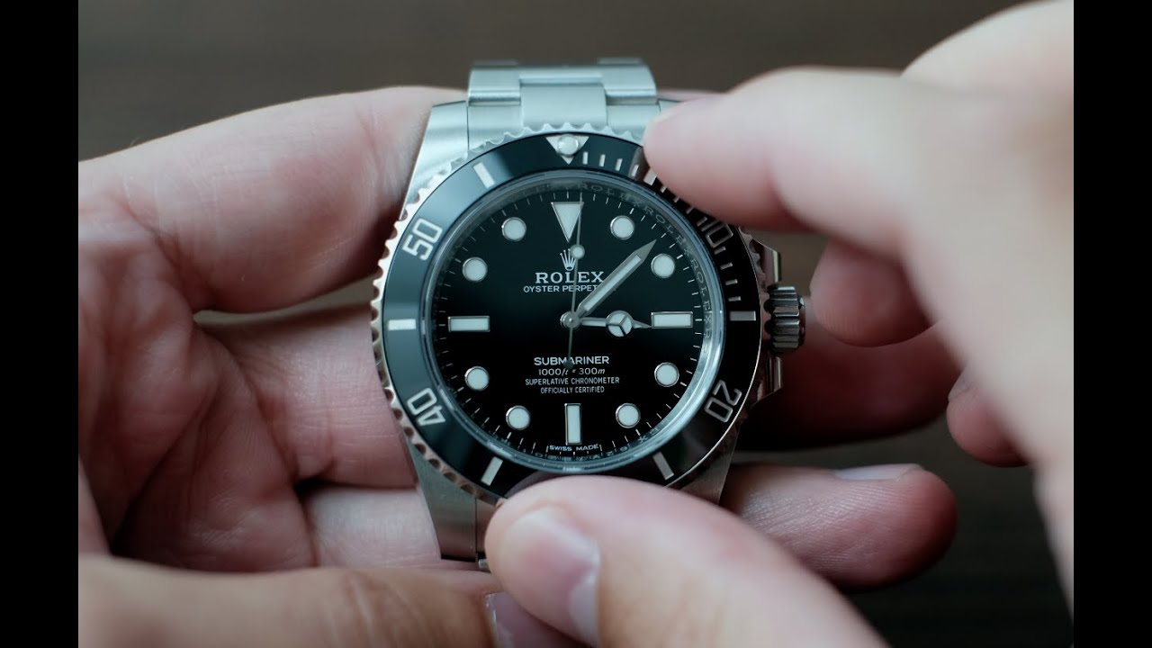 Rolex Submariner 114060 No Date | WatchReviewBlog.com - YouTube