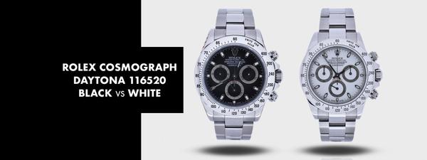 Rolex Cosmograph Daytona 116520 | White Dial vs Black Dial - Swiss Watch Trader