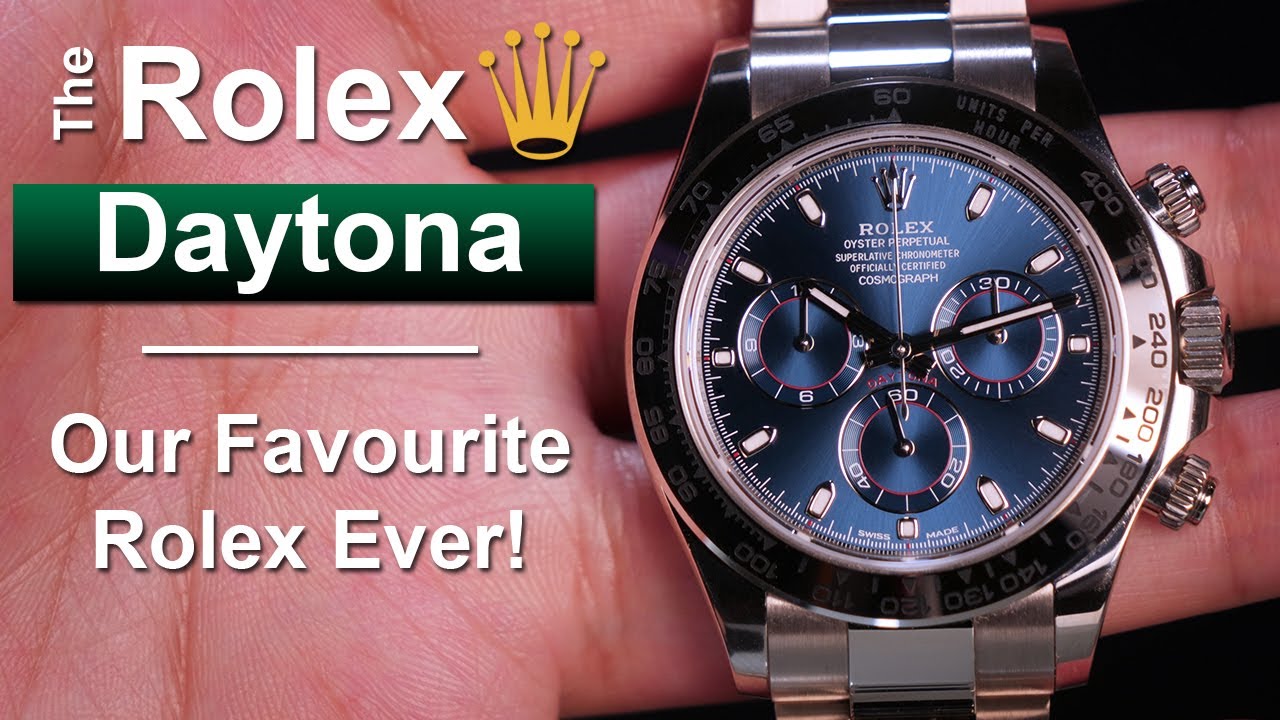 Rolex Daytona White Gold with Blue Dial (116509) Hands On Review - YouTube